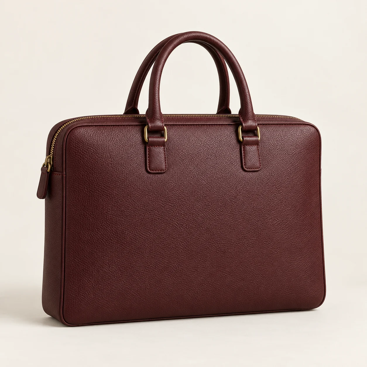 Oxblood Mayfair Structured Briefcase