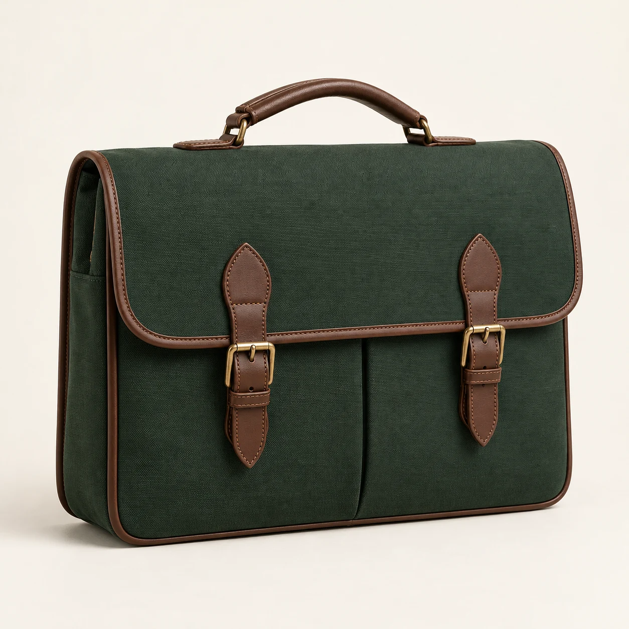 Forest Bloomsbury Flap Briefcase