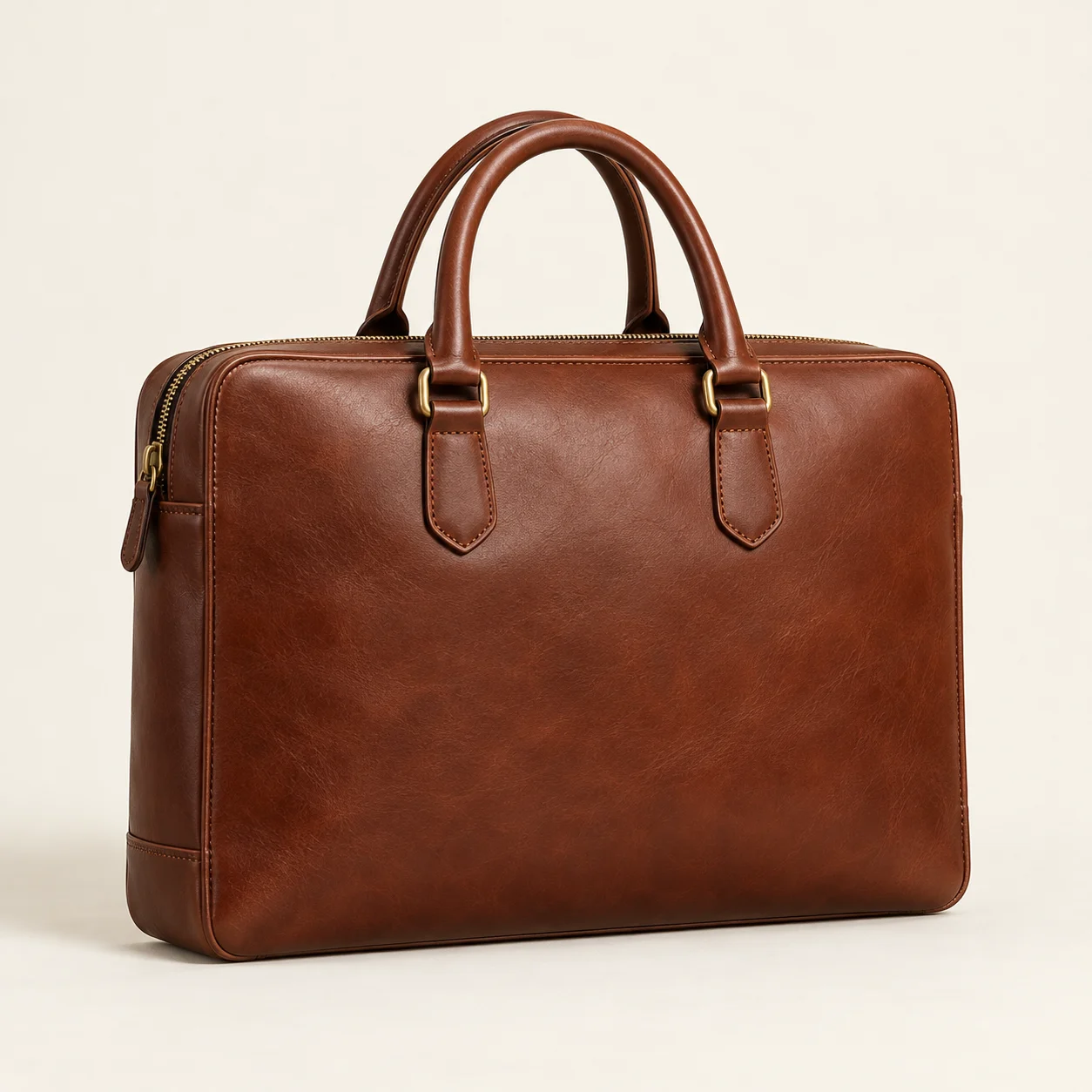 Chestnut St James Leather Briefcase