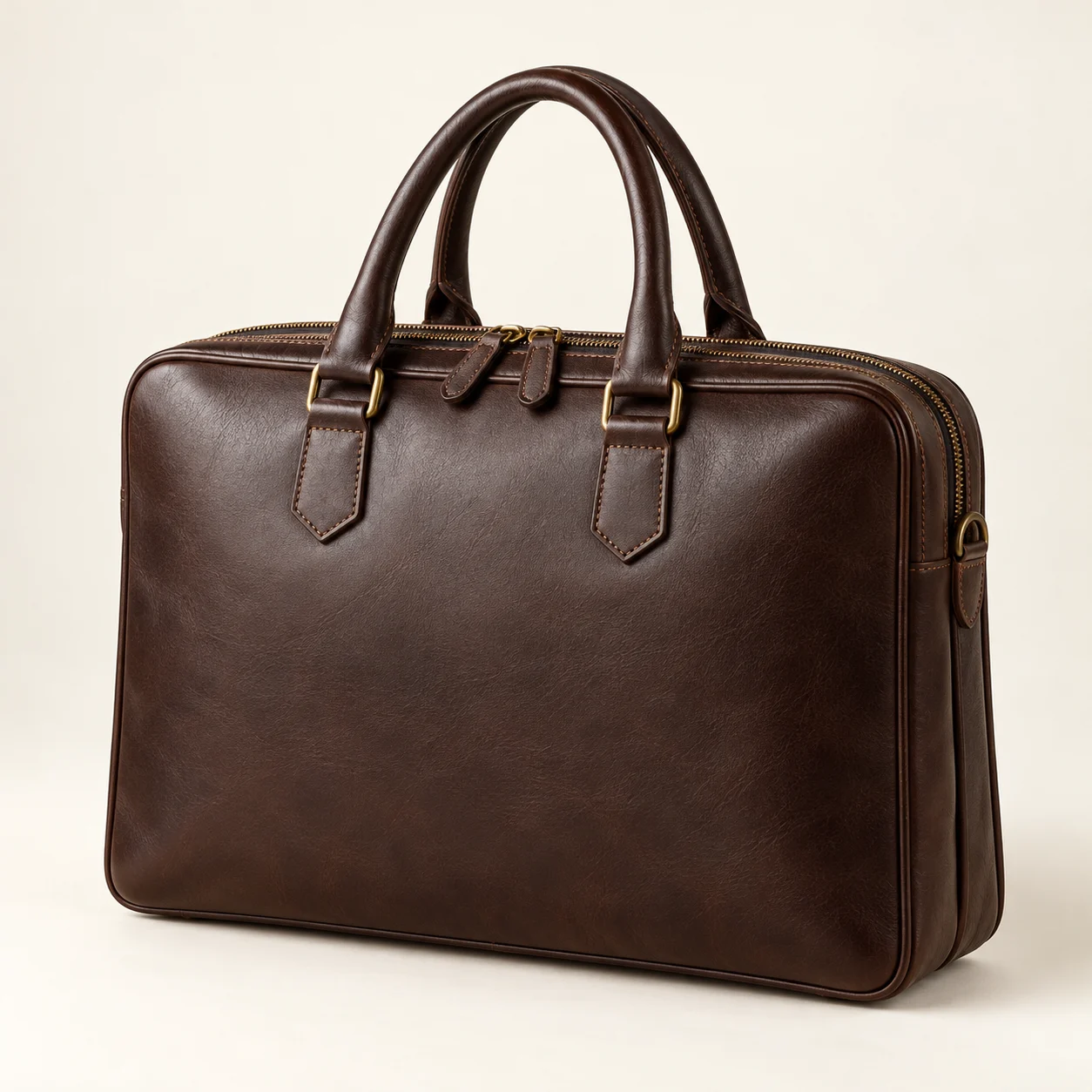 Espresso Grosvenor Twin-Section Briefcase